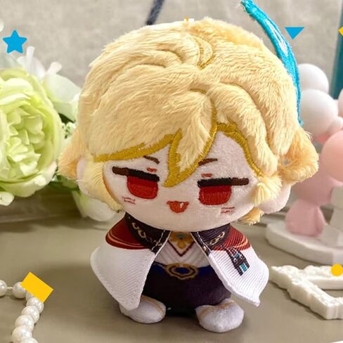 سلسلة مفاتيح CALEMBOU Anime Plush، 4 بوصات سلسلة مفاتيح تشيبي قطيفة لطيفة على شكل سلسلة مفاتيح لحقيبة الظهر، الهيثم كافيه زونجلي تشايلد دكتور قطيفة لمحبي جينشين (الهيثم) in Kuwait