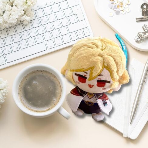 سلسلة مفاتيح CALEMBOU Anime Plush، 4 بوصات سلسلة مفاتيح تشيبي قطيفة لطيفة على شكل سلسلة مفاتيح لحقيبة الظهر، الهيثم كافيه زونجلي تشايلد دكتور قطيفة لمحبي جينشين (الهيثم) in Kuwait