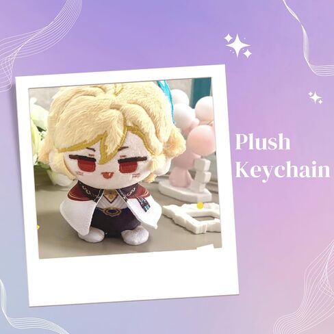 سلسلة مفاتيح CALEMBOU Anime Plush، 4 بوصات سلسلة مفاتيح تشيبي قطيفة لطيفة على شكل سلسلة مفاتيح لحقيبة الظهر، الهيثم كافيه زونجلي تشايلد دكتور قطيفة لمحبي جينشين (الهيثم) in Kuwait