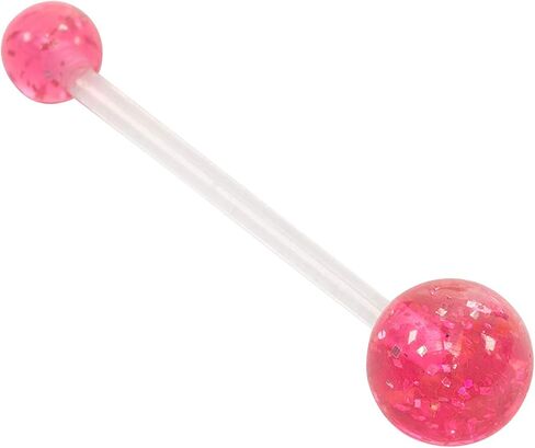 Loving My Bump Pregnancy Maternity Belly Navel Bar Bioflex/Plastic Flexible Glitter PFTE Body Piercing Jewellery bars/rings Retainer in Kuwait