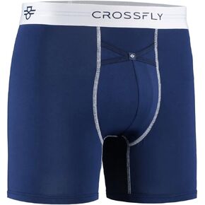 Crossfly Men's Underwear IKON X 6" Boxer Brief Shorts, 24 Hour Comfort and Innovative Access, No Chafe, Breathable and Soft in Saudi Arabia