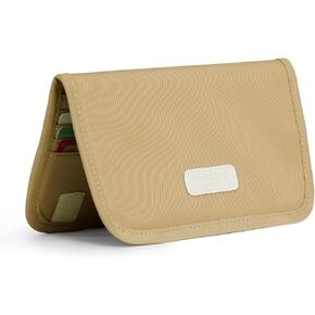 bagINBAG QIANPA Card Holder Wallet for Men & Women，Slim Wallet with Zipper Pocket，Minimalist Wallet RFID with Nylon Fabric