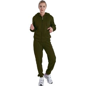 Yasumond Womens 2 Pieces Set Tracksuit Joggers Outfits Jogging Sweatsuits Set Soft Sports Sweat Suits Pants