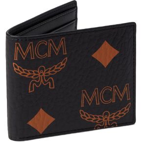MCM Aren Maxi Monogrammed VI محفظة صغيرة صغيرة سوداء مقاس واحد in Kuwait