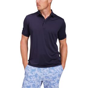 Mizzen+Main Men's Performance Short Sleeve Polo, Trim Fit - Quick Dry, UPF 50+, Four-Way Stretch - Versa Polo