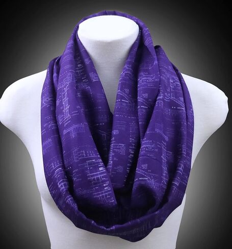 وشاح Di Capanni Architect infinity Scarf للسيدات، إكسسوارات للمصممين الداخليين، تصميم الملابس لمحبي الهندسة المعمارية in Kuwait