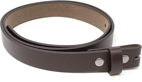 حزام حزام جلدي رفيع للسيدات من BC Belts مع لمسة نهائية محببة ناعمة بعرض 2.54 سم مع أزرار كبس in Kuwait