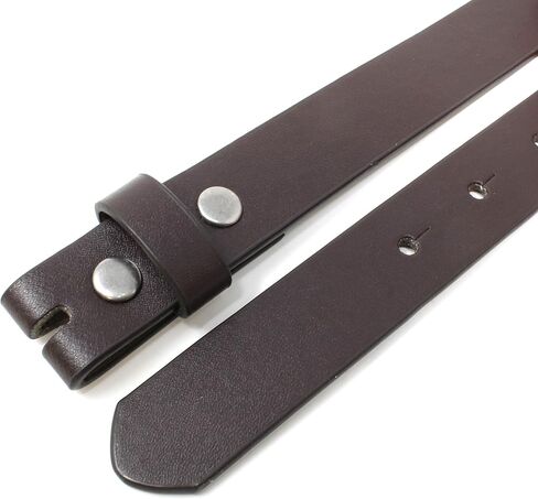حزام حزام جلدي رفيع للسيدات من BC Belts مع لمسة نهائية محببة ناعمة بعرض 2.54 سم مع أزرار كبس in Kuwait