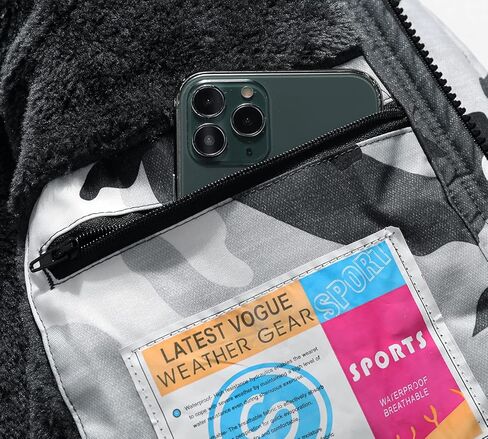 معطف ثلج شتوي رجالي من MOERDENG سترة تزلج دافئة مقاومة للماء وغطاء للرأس ملابس خارجية للعمل in Kuwait