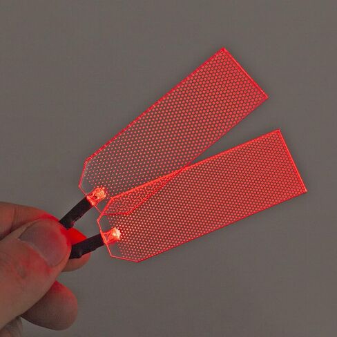 ملنيتوس باتمان ديكورات أكريليك LED ضوء خوذة أضواء كوسبلاي DIY عدة RGB خارقة للرجال والأطفال هدايا باللون الأحمر in Kuwait