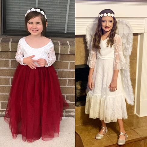 FAYBOX Flower Girls Elegant Headband Wedding Floral Hairbands Accessories White (Clear Rhinestone(White)) in Kuwait