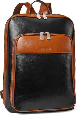 BOSTANTEN Leather Laptop Backpack for Women 15.6 inch Computer Bag Travel Work Daypack Large Size Bag in Kuwait