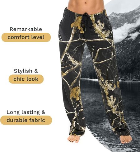 Mooselander – Wide Leg Ladies Lounge Pants, Comfy Pants for Women in Kuwait