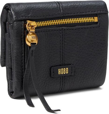 HOBO Keen Mini Trifold Wallet For Women - Leather Construction With Cotton Lining and Multiple Card Slots, Stylish and Convenient Wallet Twinkle Print One Size One Size in Saudi Arabia