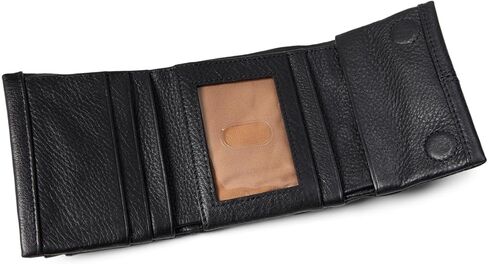 HOBO Keen Mini Trifold Wallet For Women - Leather Construction With Cotton Lining and Multiple Card Slots, Stylish and Convenient Wallet Twinkle Print One Size One Size in Saudi Arabia