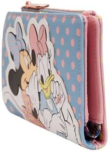 Loungefly Disney Minnie Mouse & Daisy Duck Pastel Color Block Wallet in Saudi Arabia