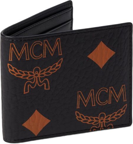 MCM Aren Maxi Monogrammed VI محفظة صغيرة صغيرة سوداء مقاس واحد in Kuwait