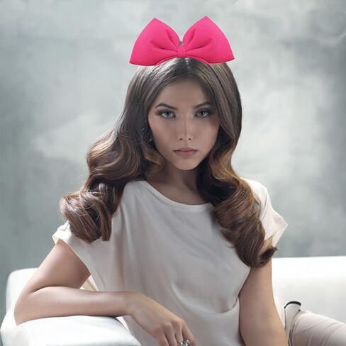 YAXAMING القوس عقال Bowknot هيرباند القوس الكبير هالوين عيد الميلاد العصابات الشعر النساء الشعر هوب القوس غطاء الرأس أغطية الرأس خوذة الطرف الديكور تأثيري حلي لطيف اليدوية اكسسوارات الشعر الوردي in Kuwait