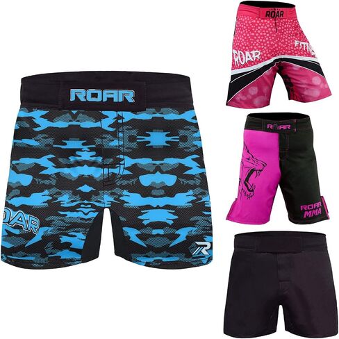 Roar Women's MMA Fight Shorts, UFC, BJJ, Muay Thai, WOD, NOGI, Kickboxing, Wrestling, MMA, Workout Shorts in Kuwait