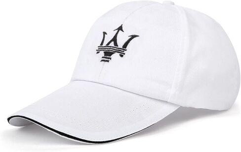 ARKOSKNIGHT Adjustable Embroidered Baseball Caps Maseretti-Logo Racing Motor Hat Fashion Street Dancing Sports Travel in Kuwait