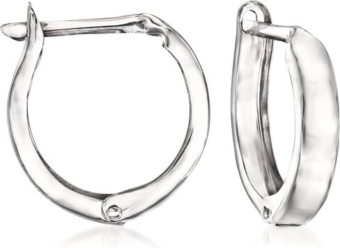 روس سيمونز 14kt الذهب الأبيض أقراط هوجي هوب in Kuwait