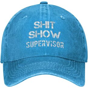 Shit Show Supervisor Hat for Women Baseball Cap Vintage Caps