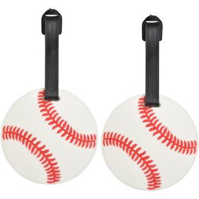 Basketball Sports Fan Luggage Tag Travel ID for Suitcases - Set of 2