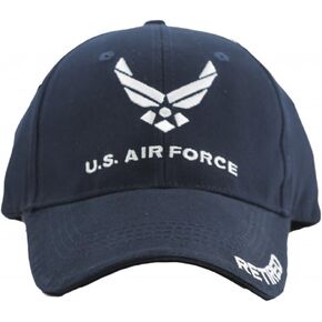 Eagle Crest US Air Force Retired Cap for Men and Women United States Air Force Military Hat, Blue, One Size in Saudi Arabia