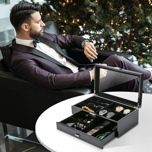 مجموعة صينية ProCase Valet Tray لتنظيم المجوهرات الخشبية in Saudi Arabia