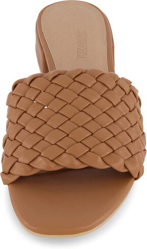 CUSHIONAIRE Women's Nerida woven low block heel sandal +Memory Foam in Kuwait