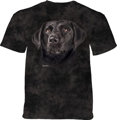 تي شيرت للبالغين مطبوع عليه The Mountain Soulful BlackLab، رمادي، 3XL، 3XL، رمادي، 3XL, رمادي, 3XL in Kuwait