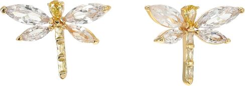 Kate Spade New York Greenhouse Dragonfly Studs Earrings Neutral Multi One Size in Saudi Arabia