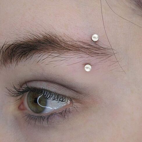 Anicina Rook Curved Barbell Piercing Jewelry Surgical Steel Rook Earrings Eyebrow Rings for Women Horseshoe Rook Eyebrow Septum Piercing Hoop 16G Silver Black in Kuwait