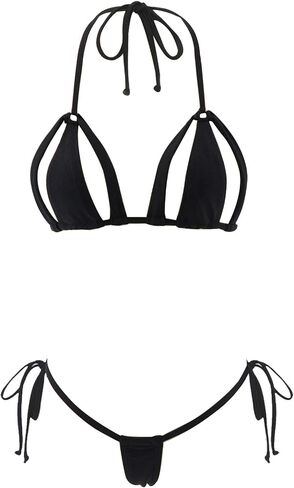 SHERRYLO Micro Bikini Extreme Sexy Lingerie G String Thong Bikinis Swimsuit for Women Slutty Microkini Stripper Outfit in Kuwait