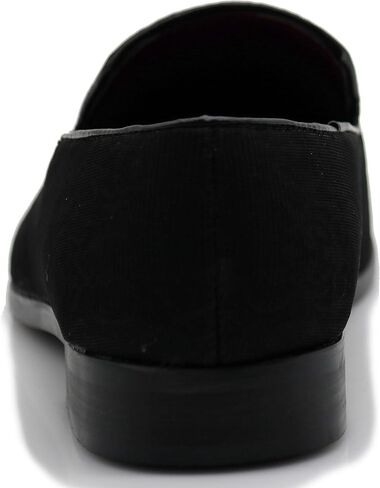 ARK1 Men's Vintage Satin Silky Floral Fashion Dress Loafer Slip On Tuxedo Formal Dress Shoes Designer in Kuwait