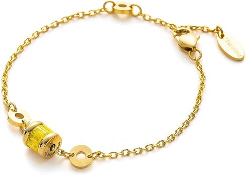 C.Paravano Bracelet Women | Gold Plated Bracelet | Chain Bracelets | Beaded Bracelets | Bracelet Women Beads | Crystals Bracelet | Gold Bracelet for Women in Kuwait