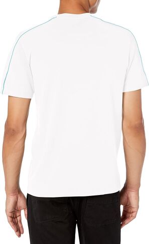 Lacoste Men's Logo Piping Crew Neck T-Shirt in Saudi Arabia