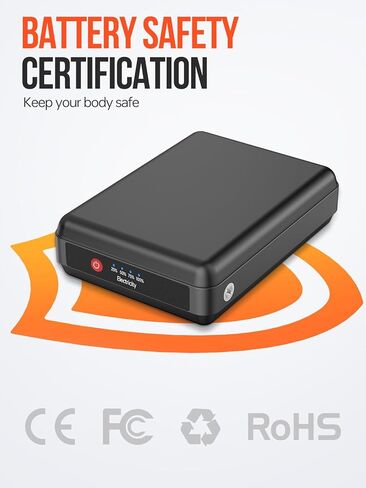 بنطال JYK مُدفأ للرجال، تحكم ذكي 6 مناطق تسخين، بطارية 10000 مللي أمبير في الساعة، تسخين محيطي 360 درجة للتزلج وركوب الدراجات in Kuwait