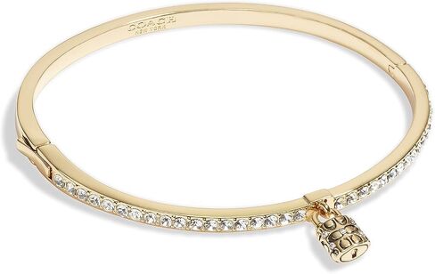 Coach Women's Iconic Padlock Tennis Bangle Bracelet in Saudi Arabia