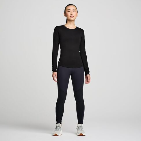 سترة نسائية من Saucony Peregrine Merino بأكمام طويلة in Kuwait
