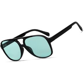 Xpectrum Oversized 70s Retro Sunglasses Womens Mens Vintage Square Aviator Frame