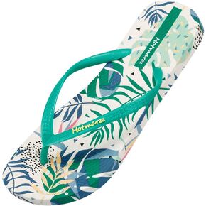 Women's Flip Flops Bohemia Floral Print Sandals Beach Slippers