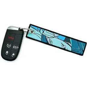 سلسلة مفاتيح انيمي جي دي ام جيت تاغ من لوجيما، اكسسوارات سيارة جوجو، اسود، ازرق، L in Kuwait