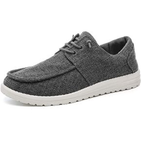 Betrue Mens Boat Shoes Slip On,Lightweight Soft Deck Shoes Mens,Men Loafers Canvas Shoes for Men,Soft Cloth Loafers for Men