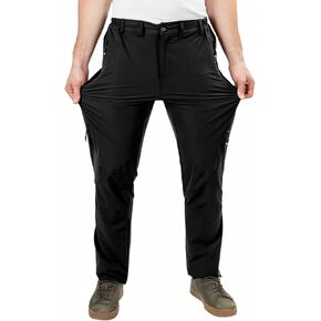 Postropaky Mens Hiking Quick Dry Lightweight Waterproof Fishing Pants Outdoor Travel Climbing Stretch Pants