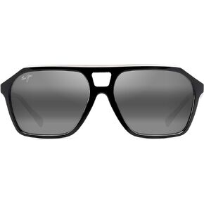 Maui Jim Men's Wedges Polarized Aviator Sunglasses
