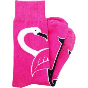 Funny, Cute, Silly Novelty Crew Socks For Men & Women Unisex - One Size Fits Most Men 7-12 and Women 9-13