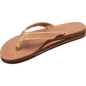 Rainbow Sandals Ladies Luxury Leather - Double Layer Arch Support with 3/4" Medium Straps