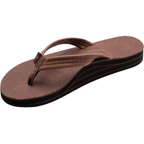Rainbow Sandals Ladies Luxury Leather - Double Layer Arch Support with 3/4" Medium Straps in Kuwait