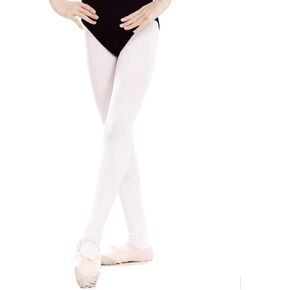 Girls' Ultra Soft Pro Dance Tights Ballet Footed Tight Daily Student Tights (Toddler/Kids/women)